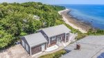 Ariel photo of the home, with views of Cape Cod Bay